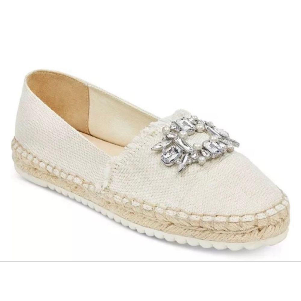 Women's Marc Fisher Espadrilles with Embellishment in Off-White